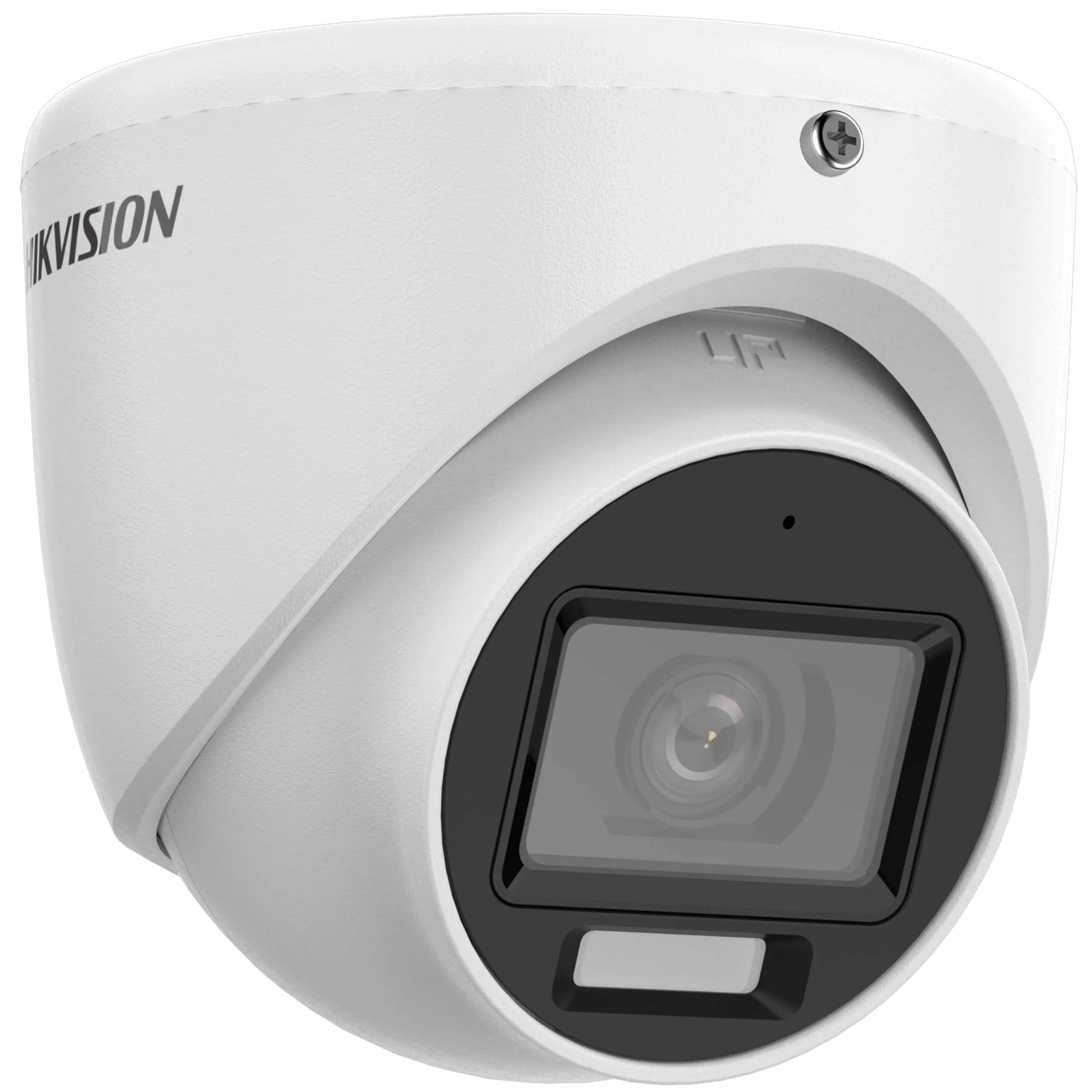 Cámara de domo fija para interiores con luz y audio híbridos inteligentes de 2 MP