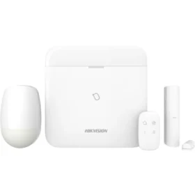 Panel Ds-pwa96 (Axpro 433mhz, White) *1 Sensor Magnetico (433mhz) *1 Sensor De Movimiento Pir *1 Llavero Ds 2da Generacion