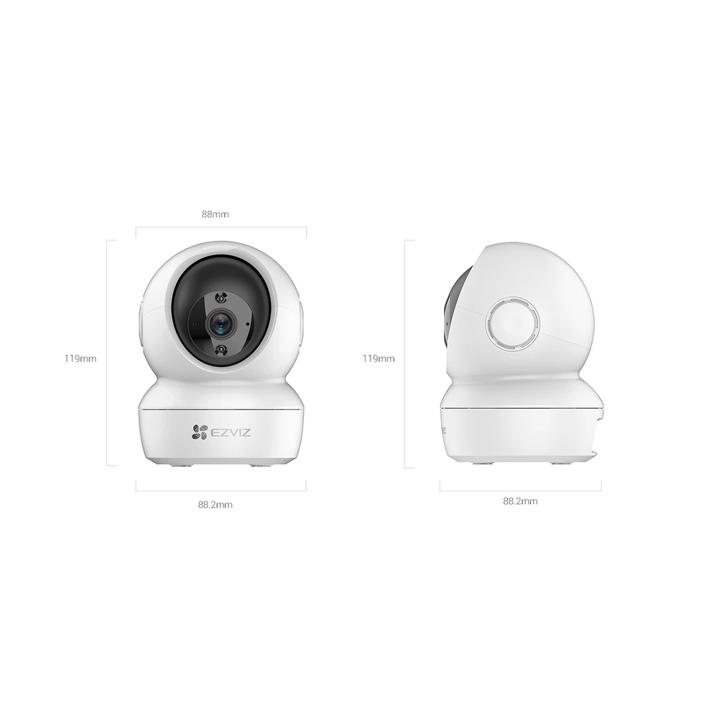 Cámara 360° EZVIZ H6c 2K+ con Resolución 4MP Superior - Imagen 2
