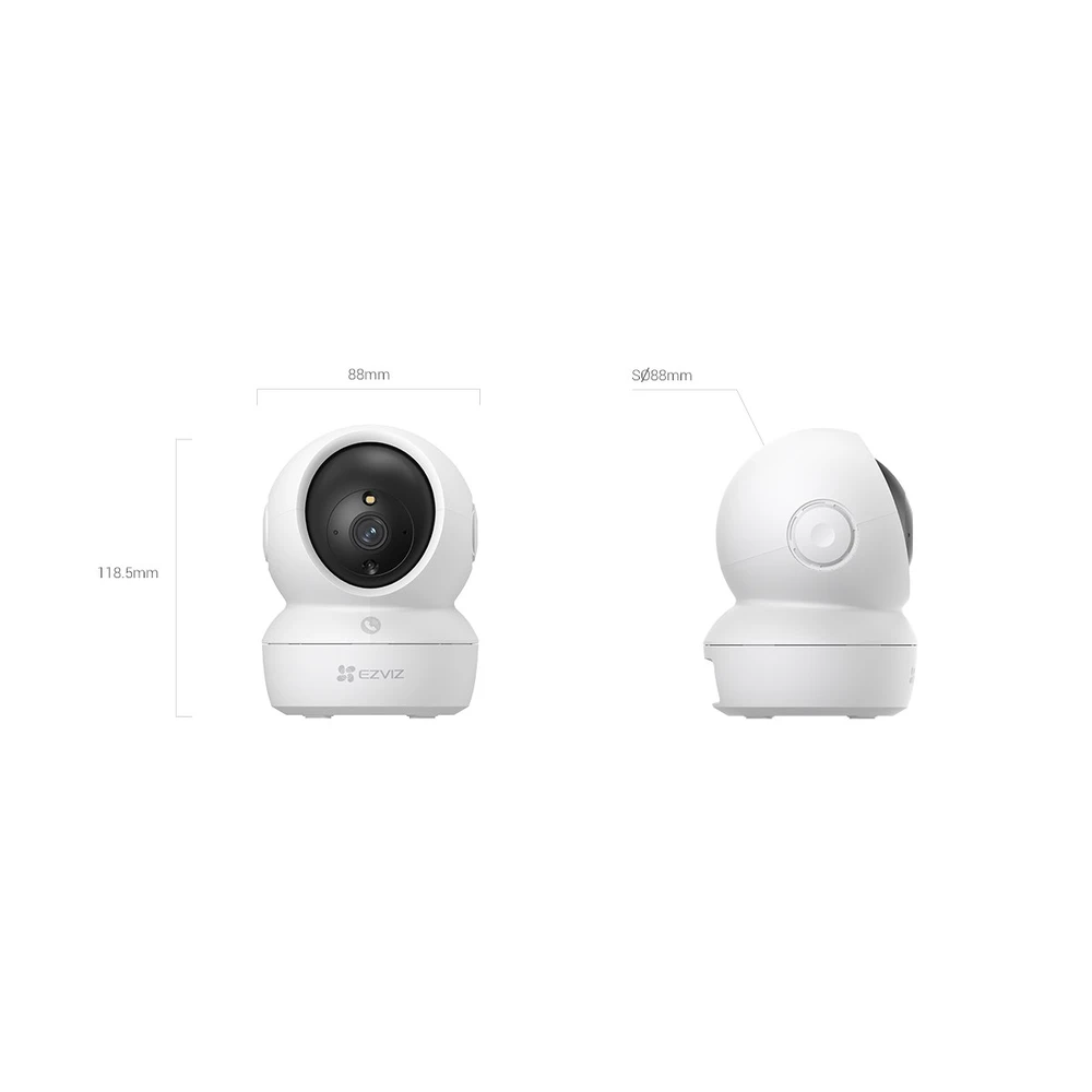 Cámara PT Inteligente EZVIZ H6c Pro con Detección de Personas - Imagen 2