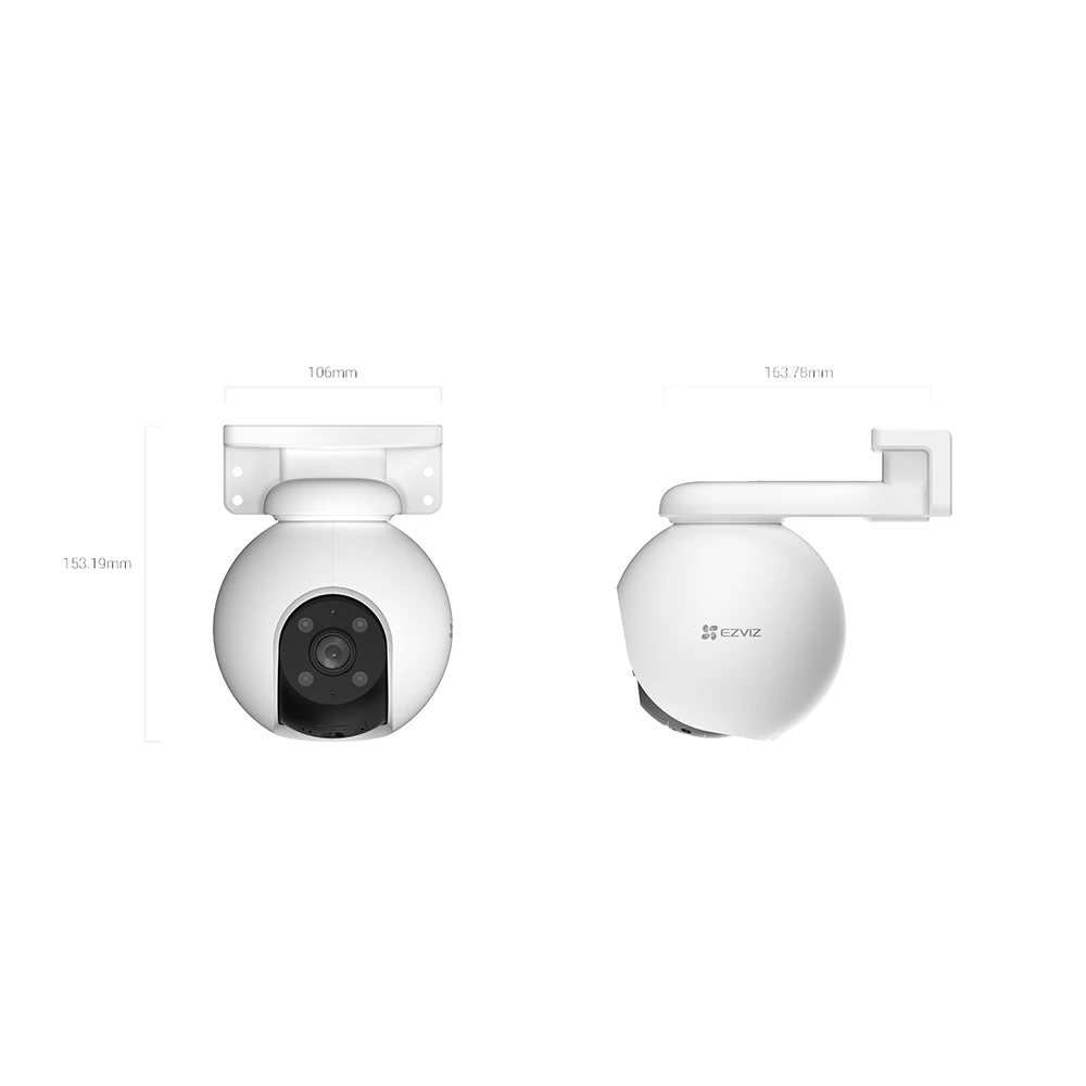 Cámara PTZ Exterior EZVIZ H8 Pro 2K con Detección IA Avanzada - Imagen 2