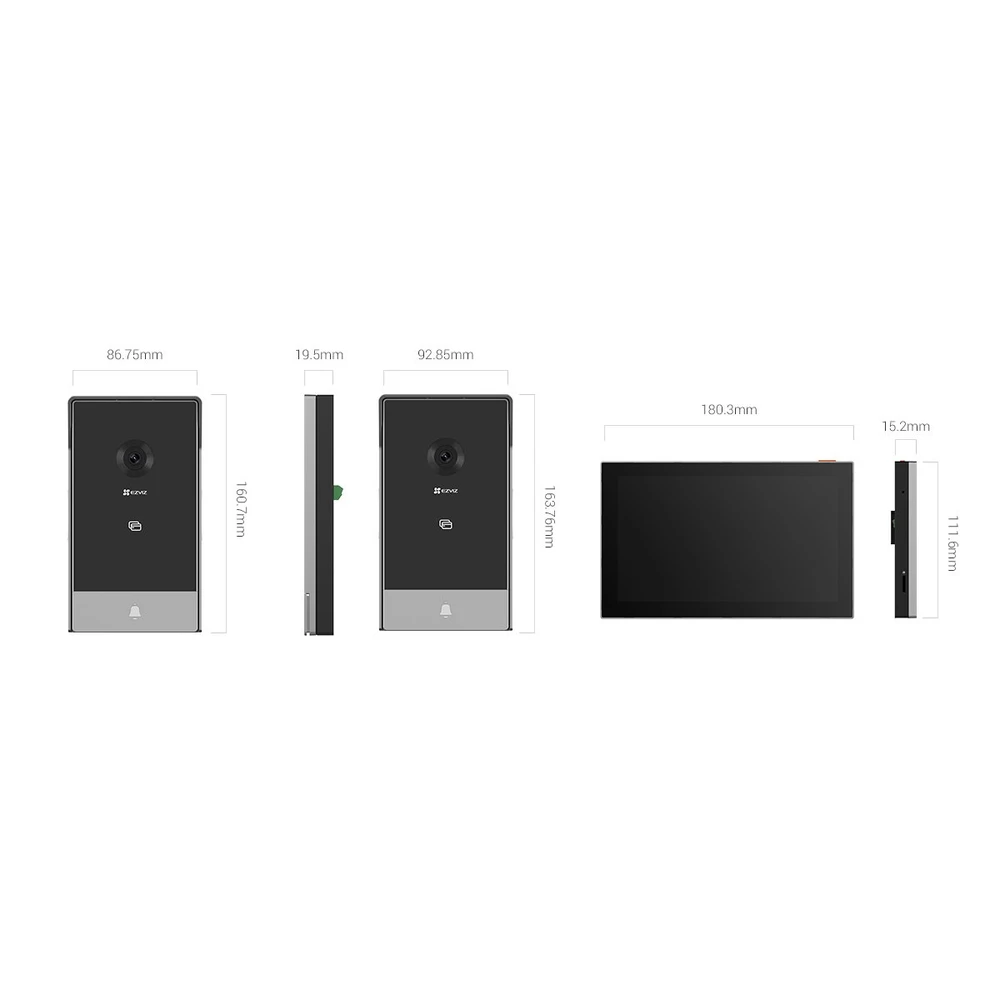 Videoportero Inteligente EZVIZ HP7 con Pantalla Táctil 2K - Imagen 2