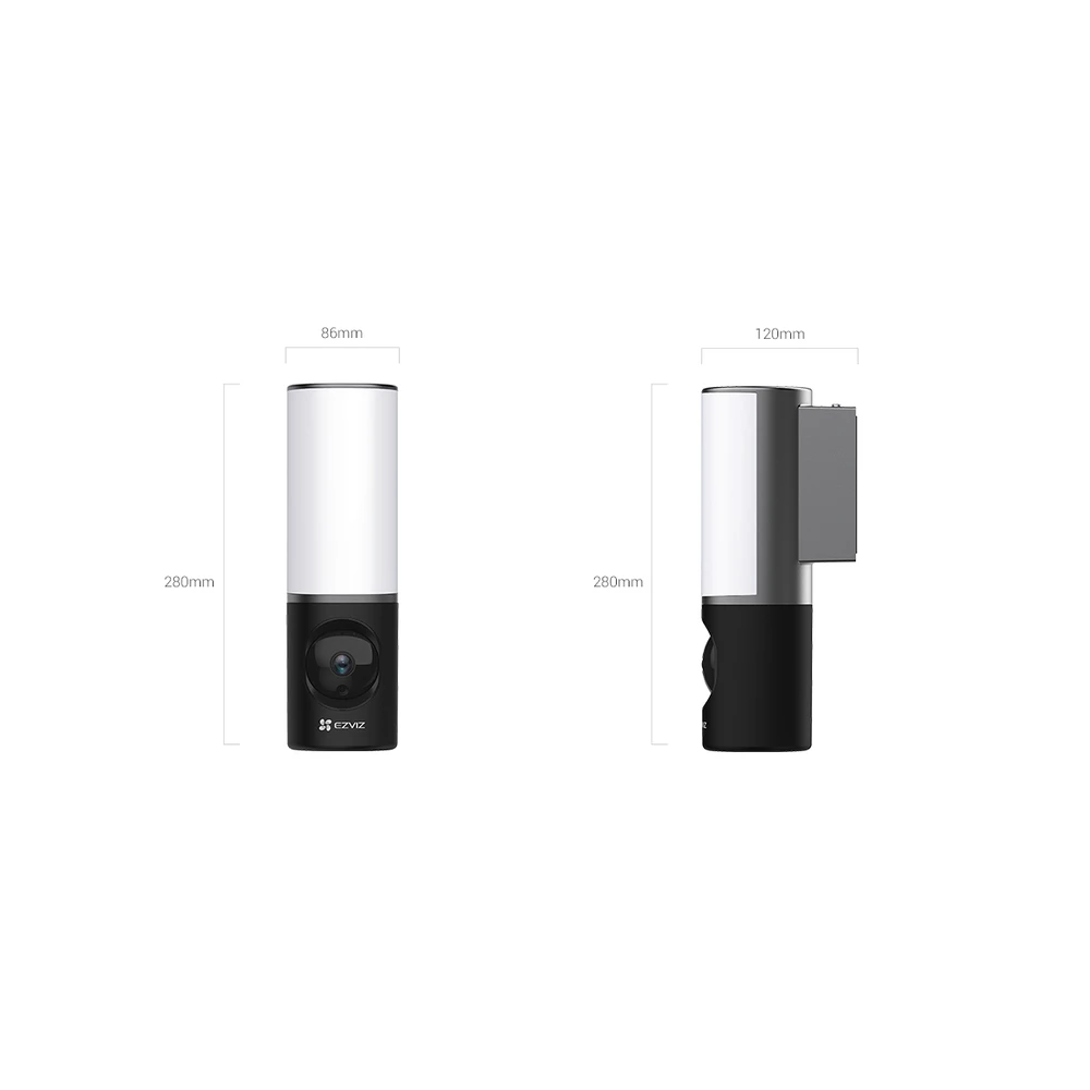 Cámara y Lámpara de Pared Inteligente EZVIZ LC3 4MP - Imagen 2